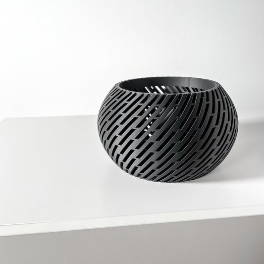 Moderner Orchideentopf mit Drainage "Rokar"| Exklusiv 3D gedruckter Topf für Orchideen und Sukkulenten