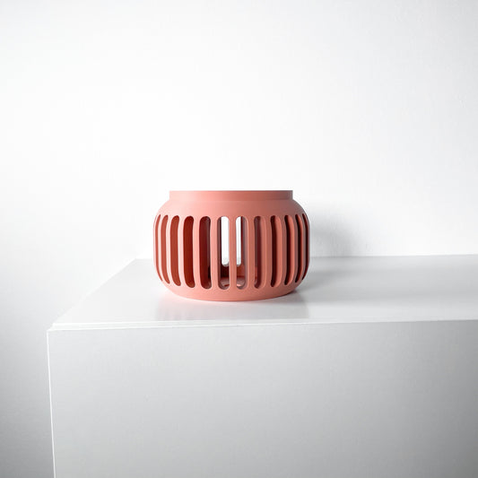 Moderner Orchideentopf mit Drainage "Axon"| Exklusiv 3D gedruckter Topf für Orchideen und Sukkulenten