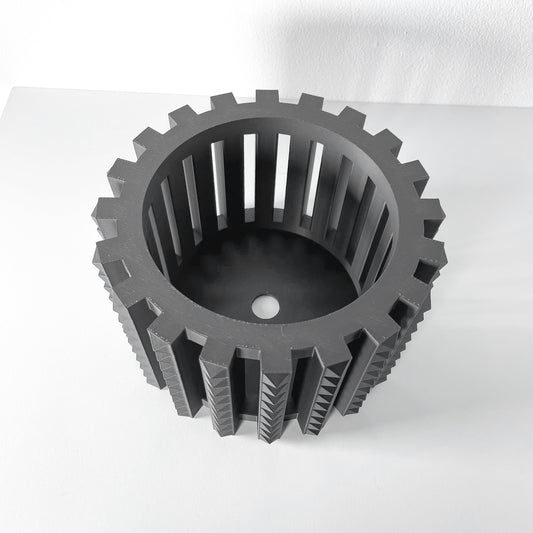 Moderner Orchideentopf mit Drainage "Enraf"| Exklusiv 3D gedruckter Topf für Orchideen und Sukkulenten