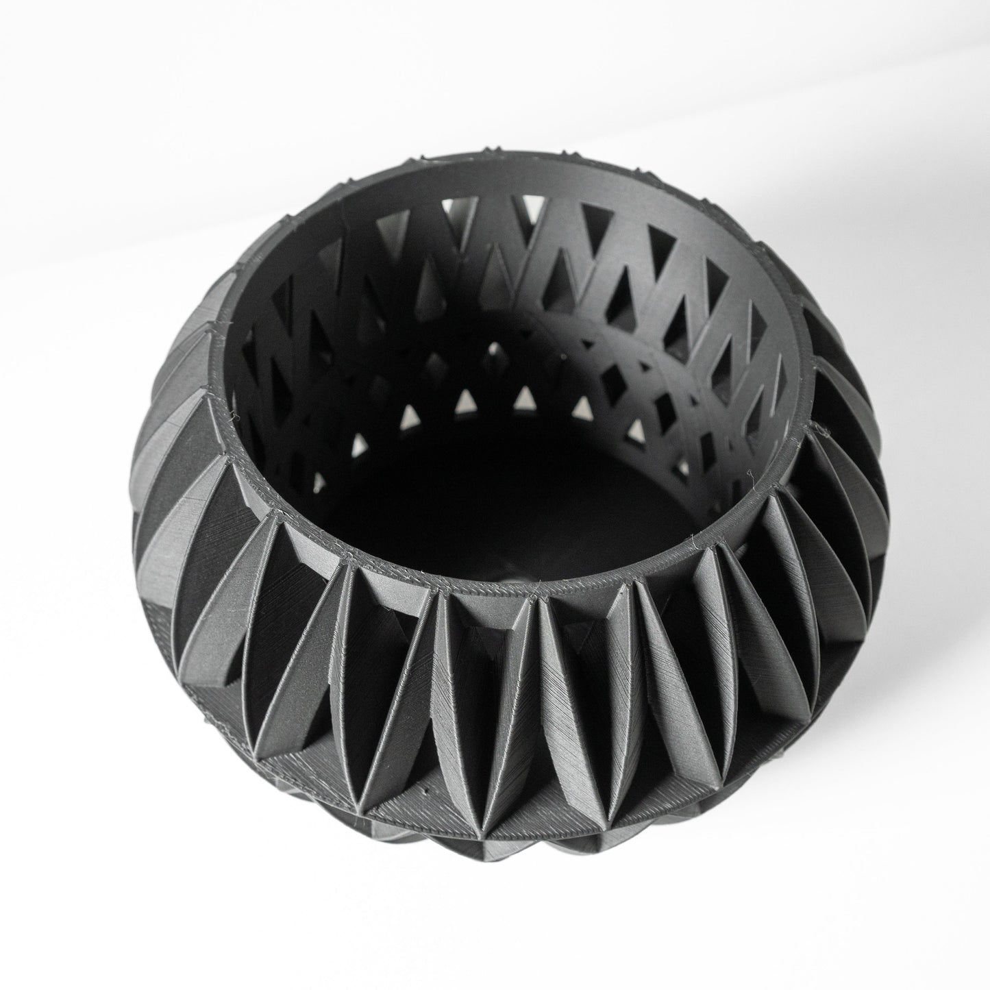 Moderner Orchideentopf mit Drainage "Uko"| Exklusiv 3D gedruckter Topf für Orchideen und Sukkulenten