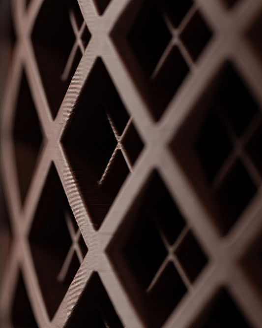 Moderner Blumentopf mit Drainage "Lexum"| Exklusiv 3D gedruckter Topf für Blumen & Pflanzen