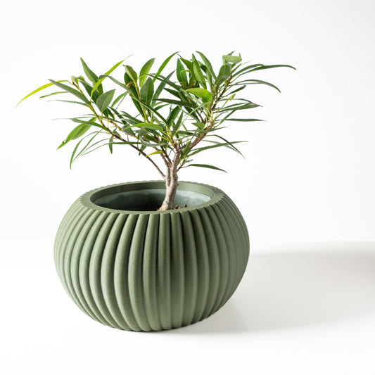 Moderner Blumentopf mit Drainage "Inor"| Exklusiv 3D gedruckter Topf für Blumen & Pflanzen