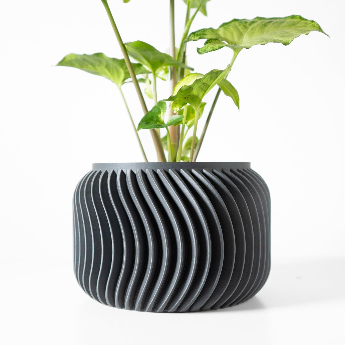 Moderner Blumentopf mit Drainage "Xeliv"| Exklusiv 3D gedruckter Topf für Blumen & Pflanzen