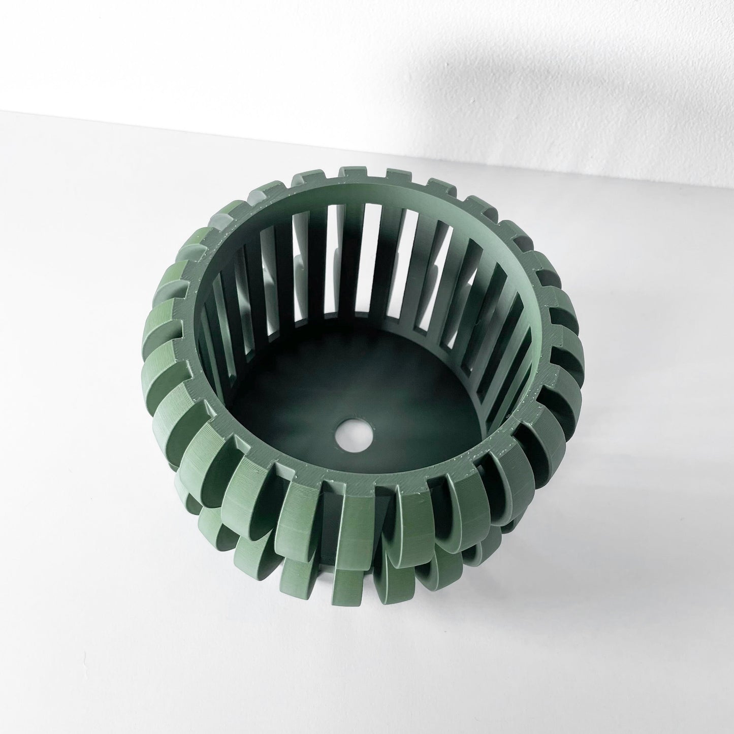 Moderner Orchideentopf mit Drainage "Ilo"| Exklusiv 3D gedruckter Topf für Orchideen und Sukkulenten