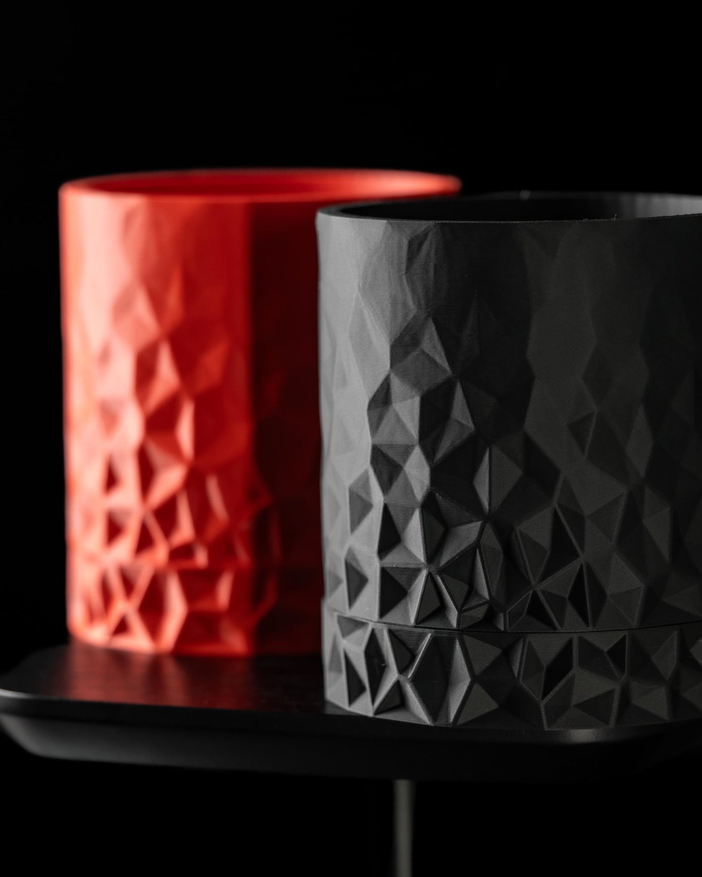 Moderner Blumentopf mit Drainage "Voronoi"| Exklusiv 3D gedruckter Topf für Blumen & Pflanzen