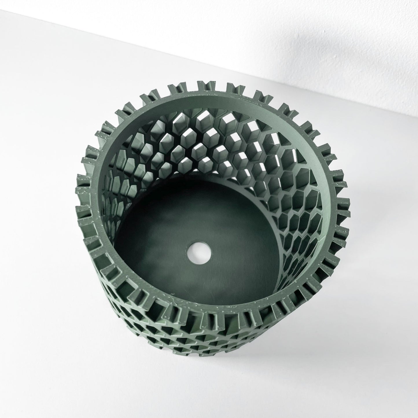 Moderner Orchideentopf mit Drainage "Arne"| Exklusiv 3D gedruckter Topf für Orchideen und Sukkulenten