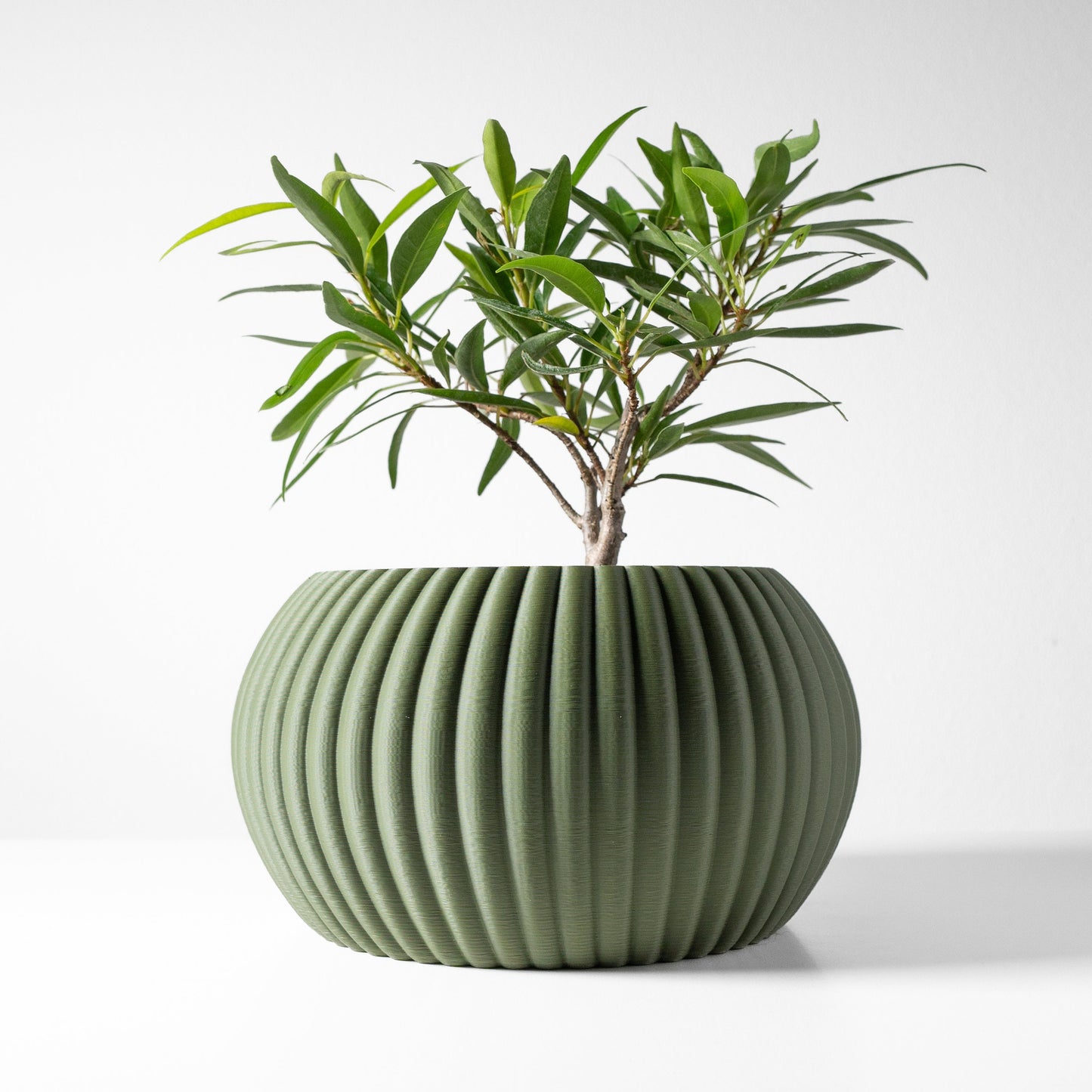 Moderner Blumentopf mit Drainage "Inor"| Exklusiv 3D gedruckter Topf für Blumen & Pflanzen