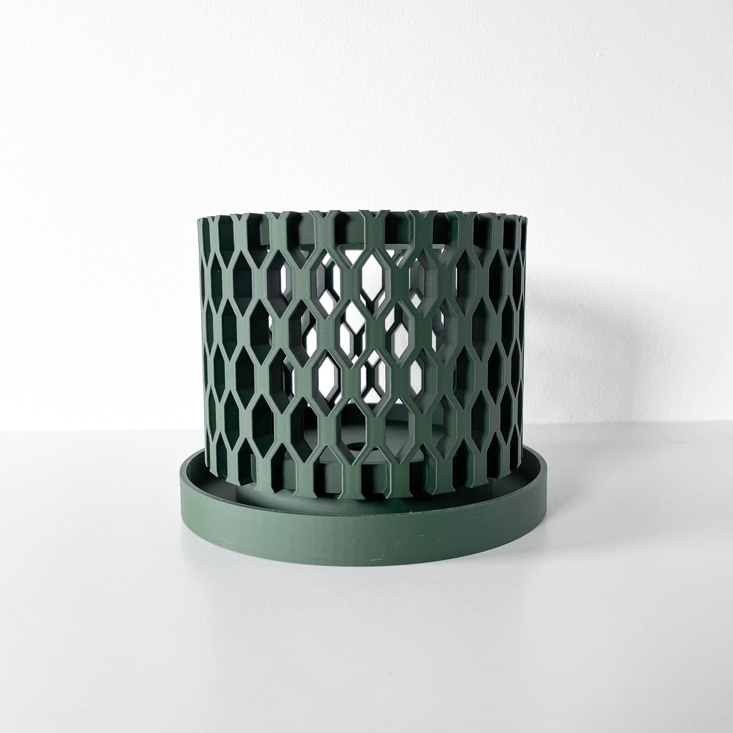 Moderner Orchideentopf mit Drainage "Arne"| Exklusiv 3D gedruckter Topf für Orchideen und Sukkulenten