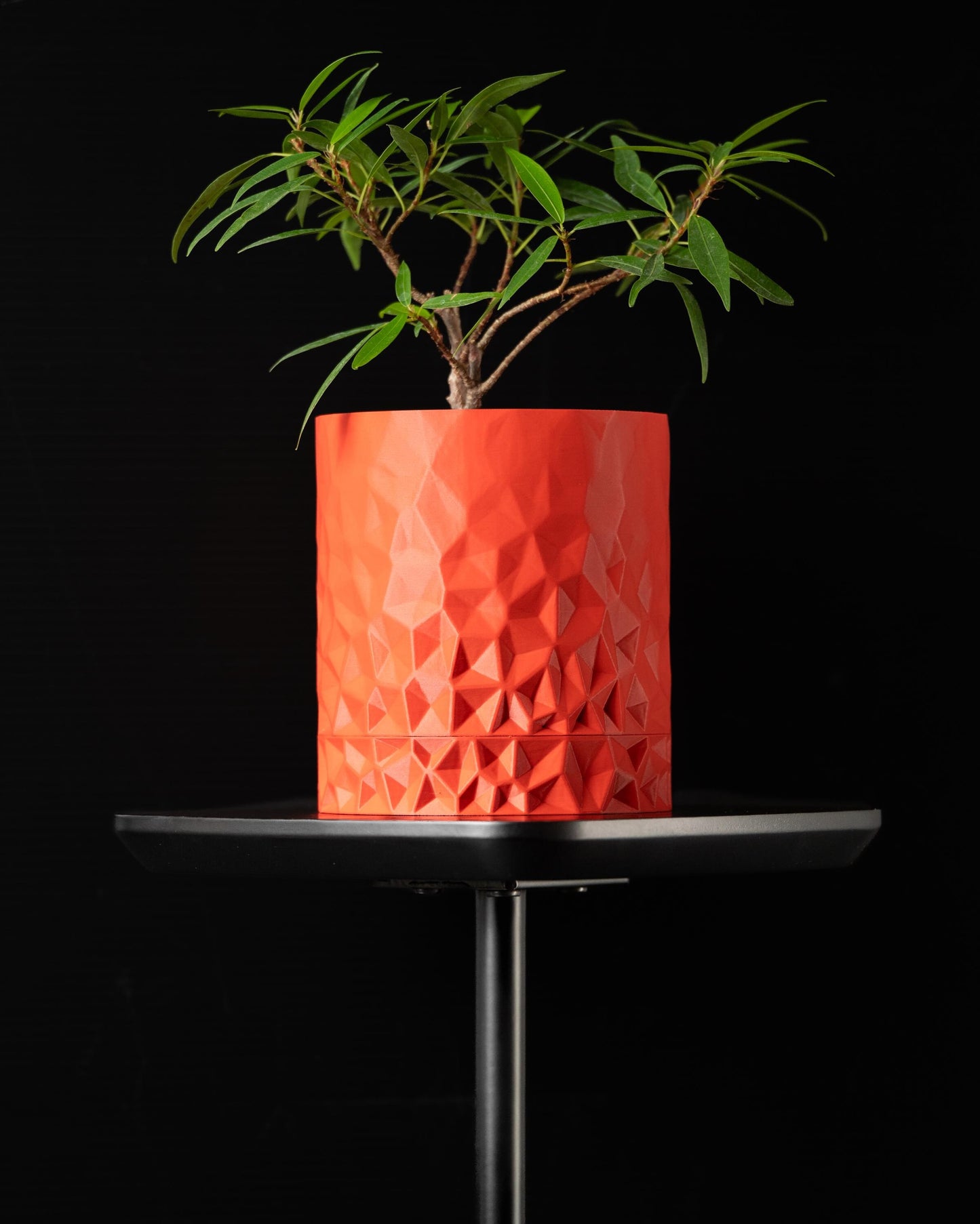 Moderner Blumentopf mit Drainage "Voronoi"| Exklusiv 3D gedruckter Topf für Blumen & Pflanzen