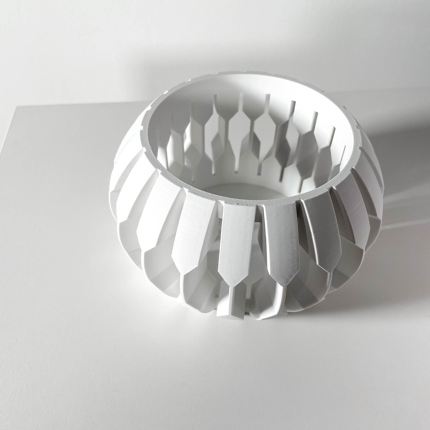 Moderner Orchideentopf mit Drainage "Inrag"| Exklusiv 3D gedruckter Topf für Orchideen und Sukkulenten