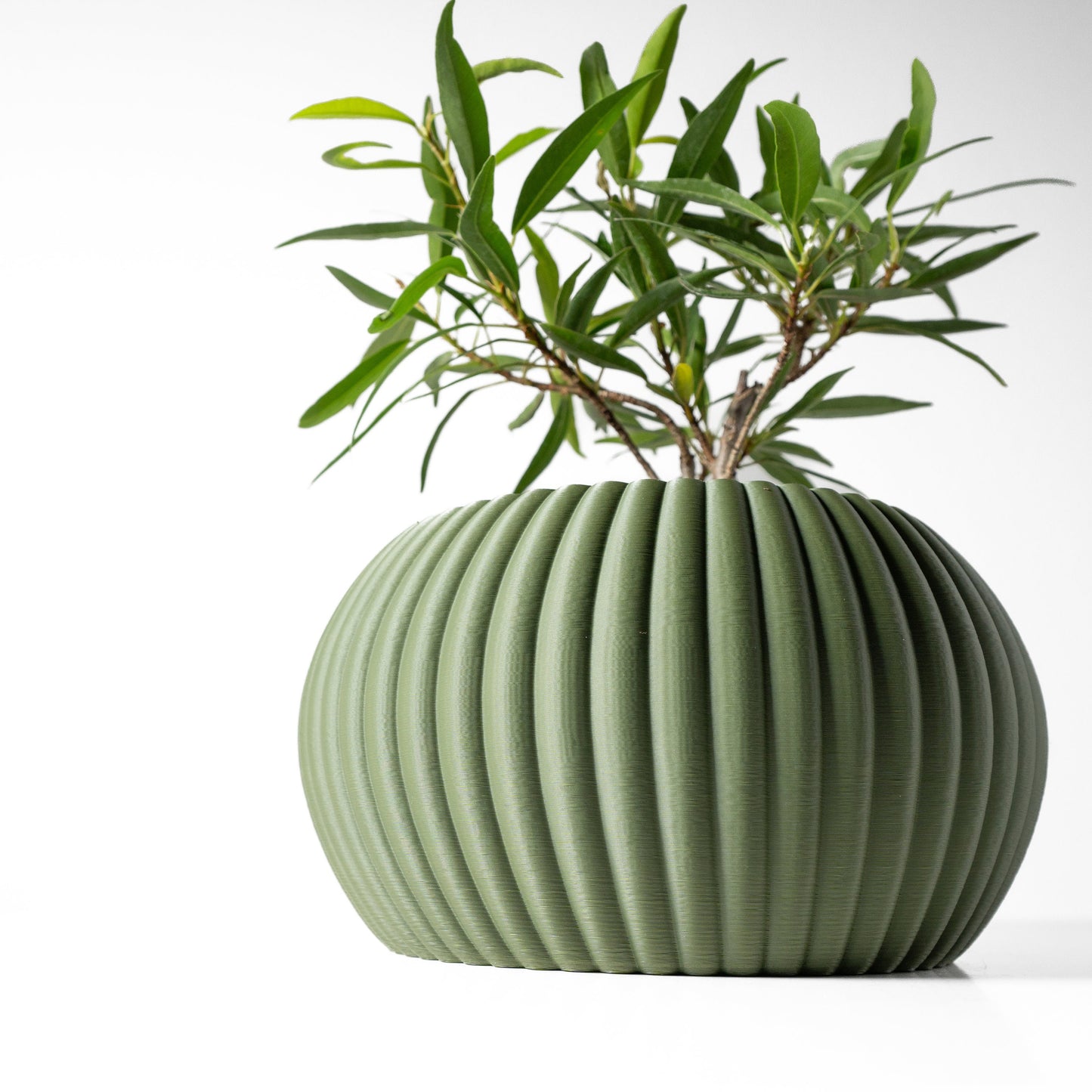 Moderner Blumentopf mit Drainage "Inor"| Exklusiv 3D gedruckter Topf für Blumen & Pflanzen