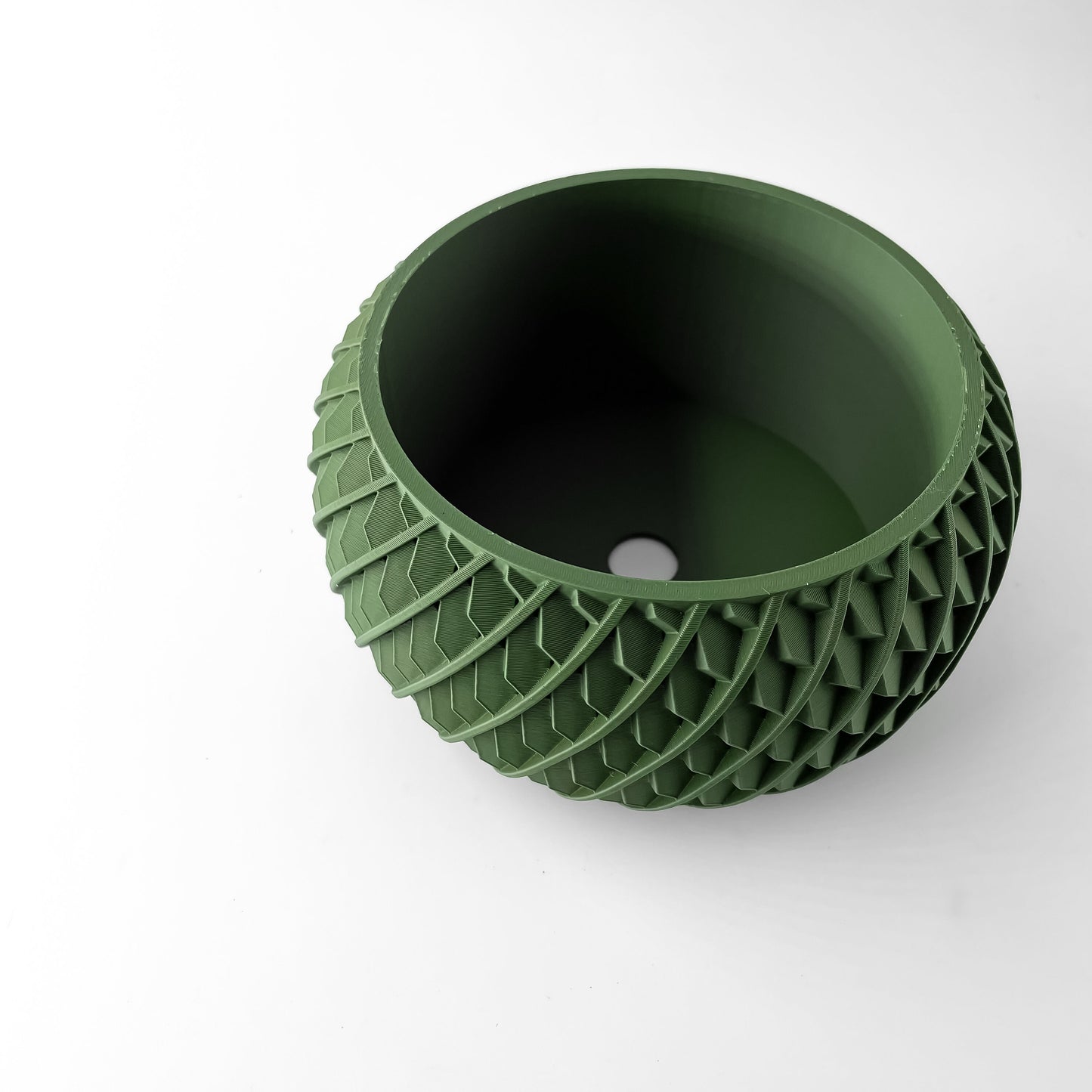 Moderner Blumentopf mit Drainage "Ralve"| Exklusiv 3D gedruckter Topf für Blumen & Pflanzen