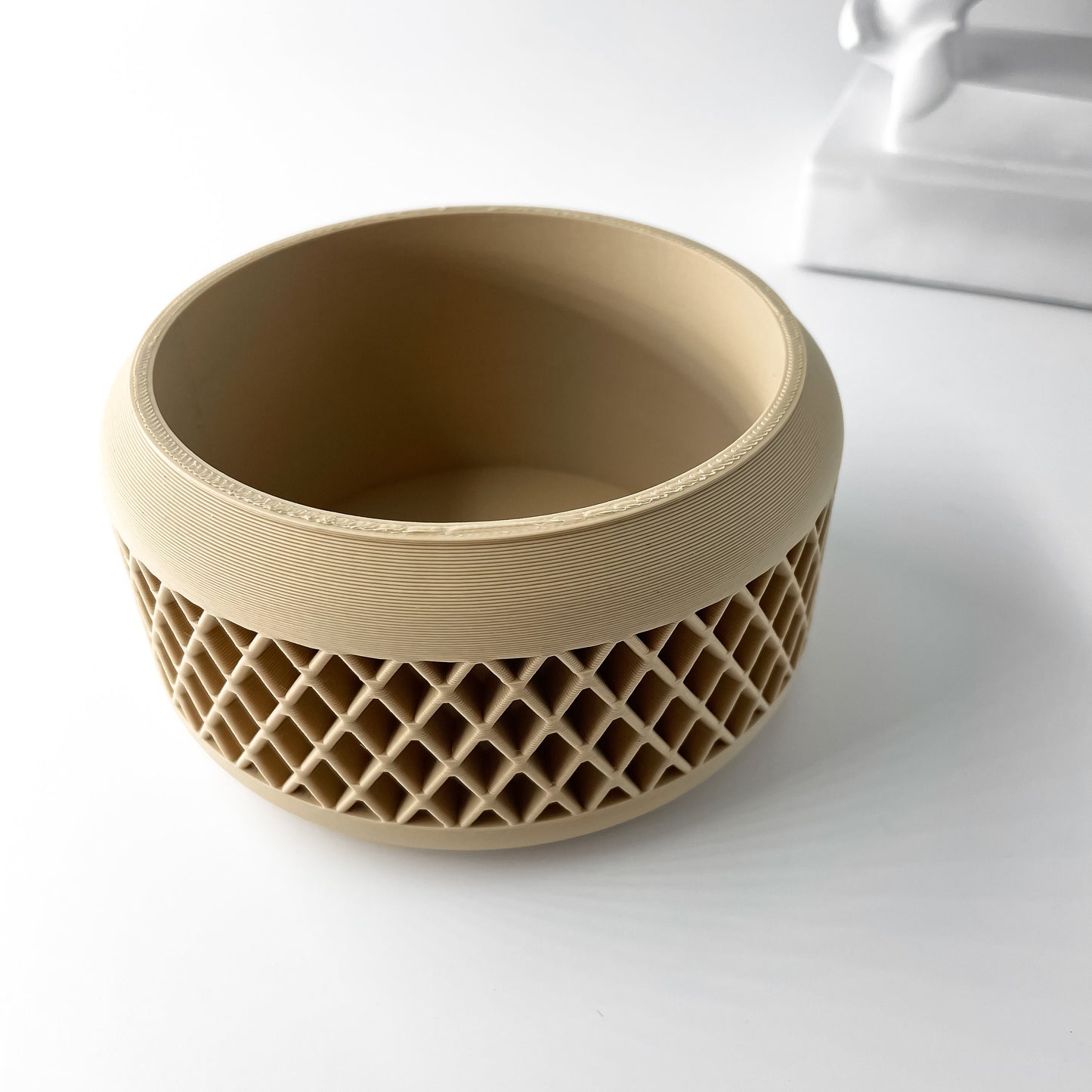 Moderner Blumentopf mit Drainage "Xivu"| Exklusiv 3D gedruckter Topf für Blumen & Pflanzen