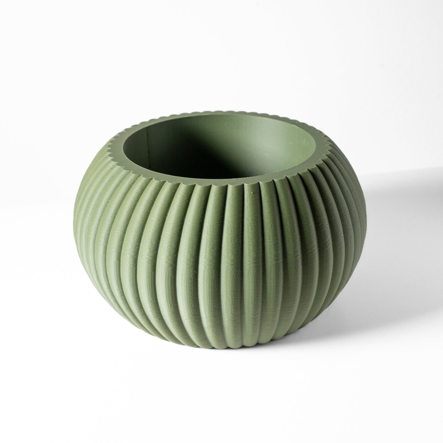 Moderner Blumentopf mit Drainage "Inor"| Exklusiv 3D gedruckter Topf für Blumen & Pflanzen